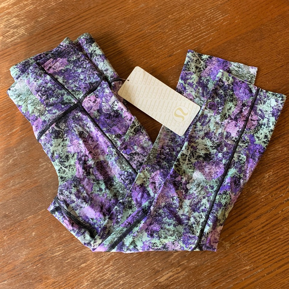lululemon Fast and Free Crop II running tights